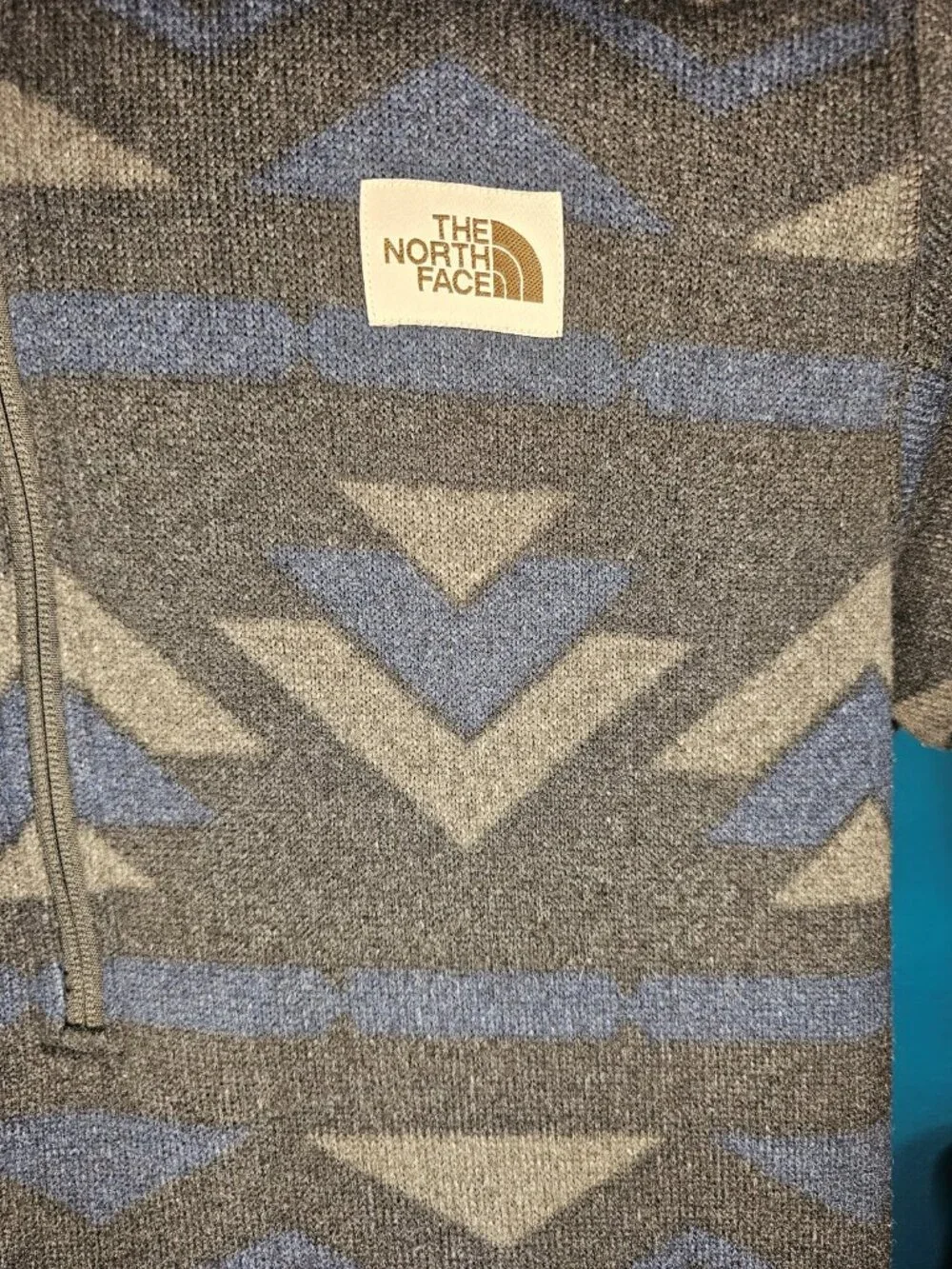 The North Face Men's Gordon Lyons Novelty 1/2 Zip Fleece Aztec Geometric, L